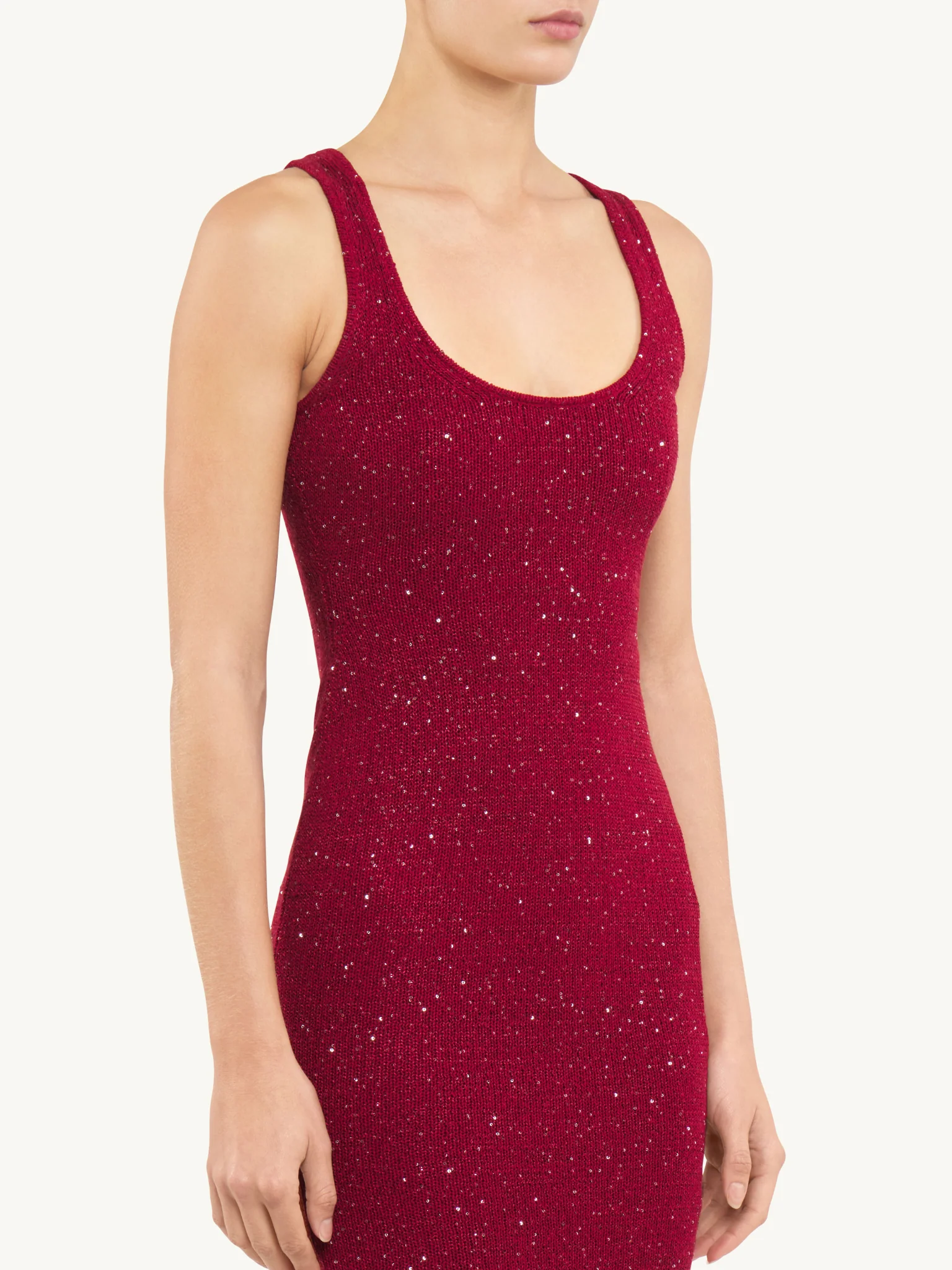 Ana Dress - Wine Sequin - Image 4