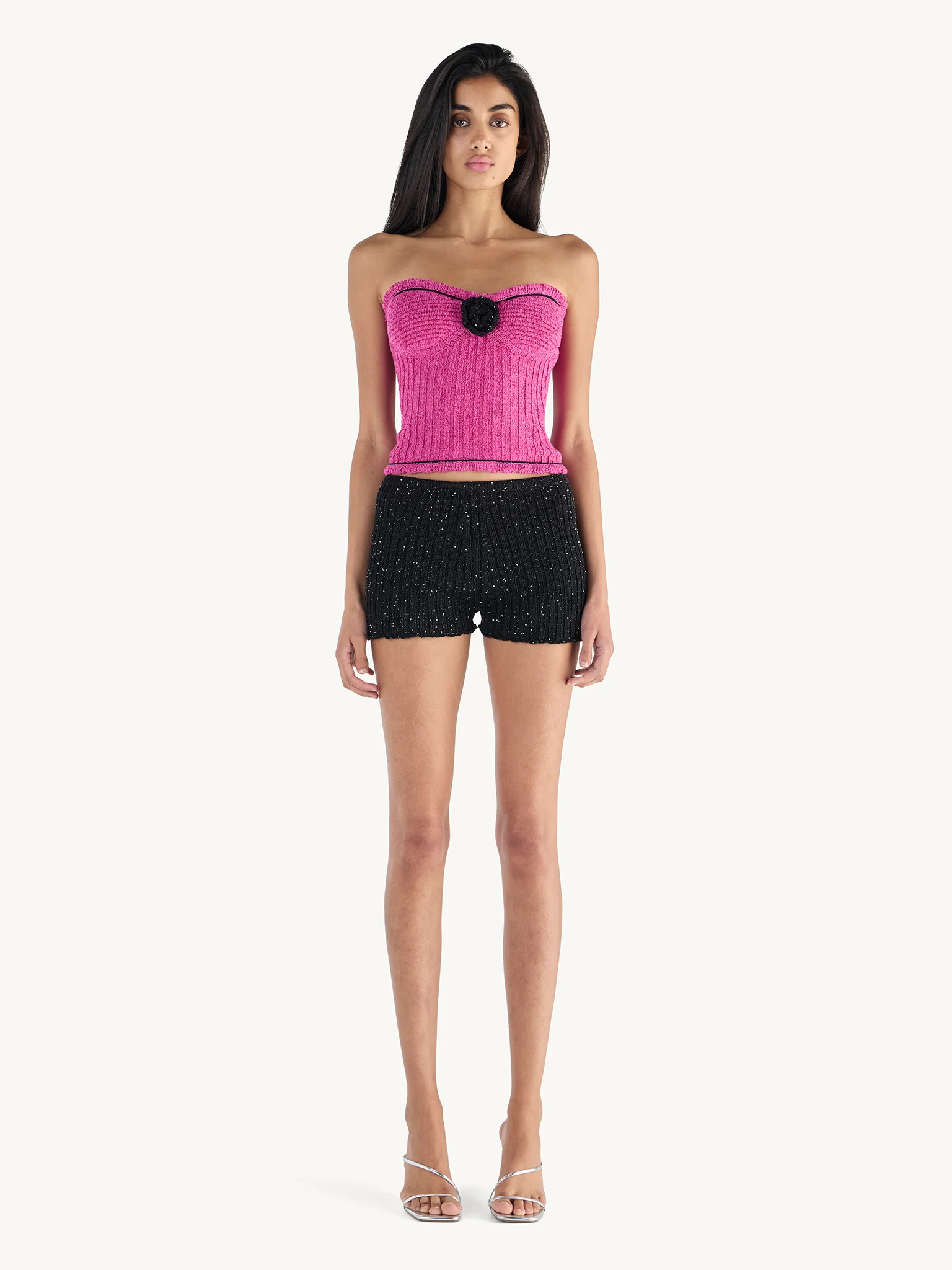 Colette Corset - Geranium Sequin - Image 2