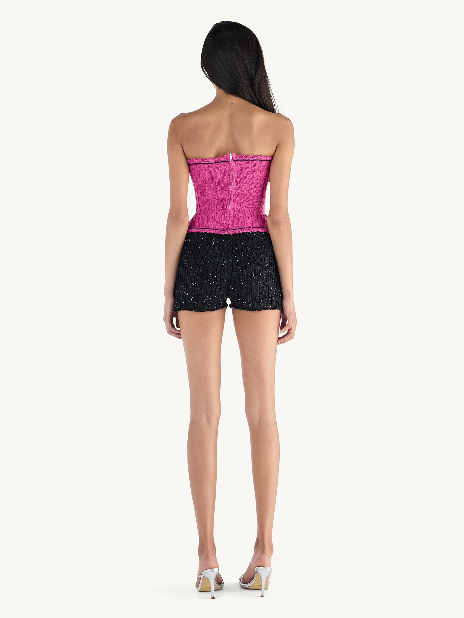 Colette Corset - Geranium Sequin - Image 3