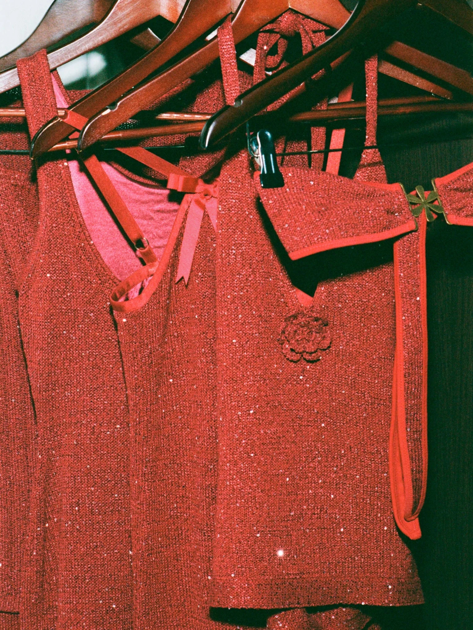Daphne Halter Top - Wine Sequin - Image 5