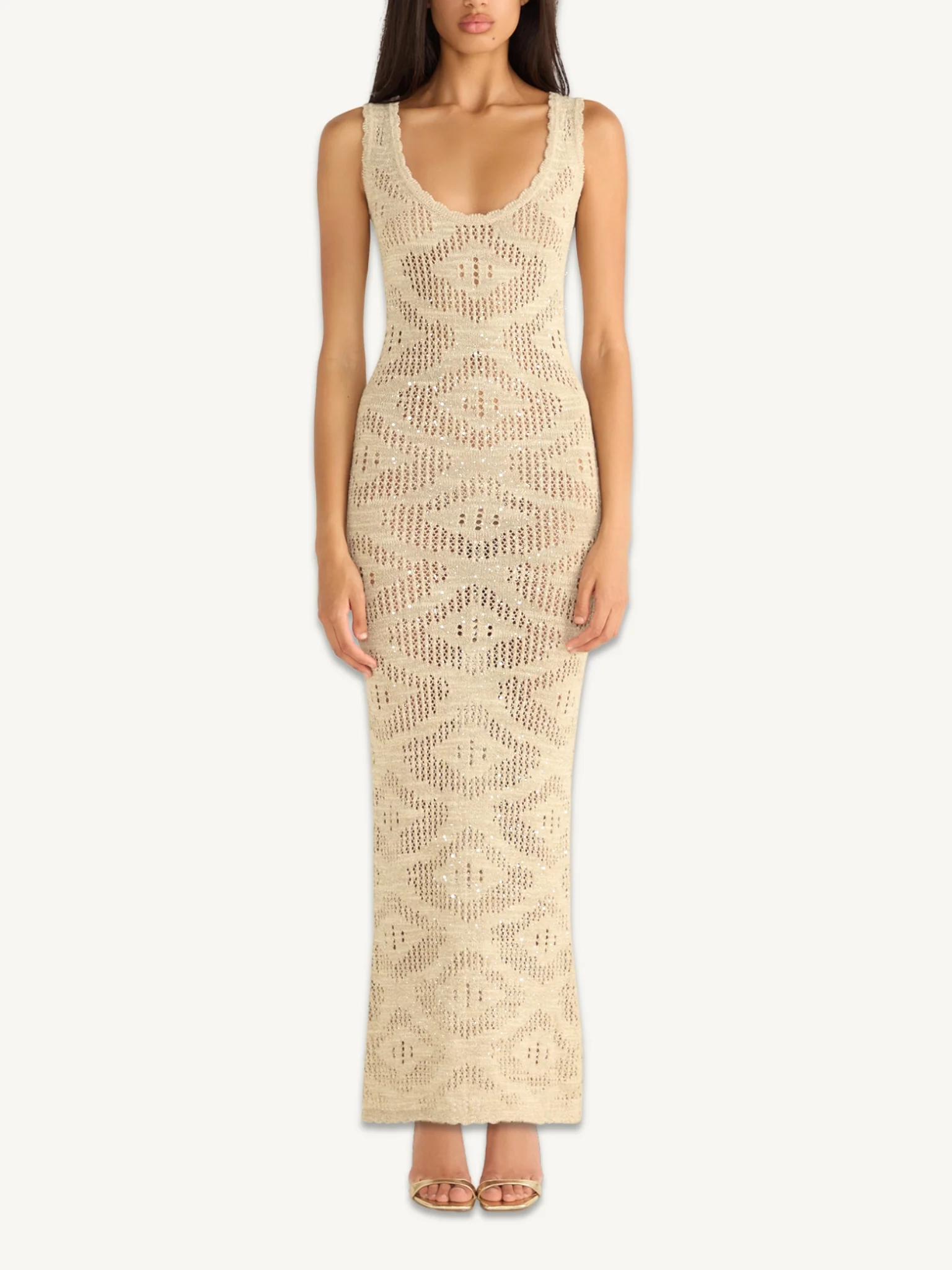 Eve Dress - Sand Shimmer - Image 2