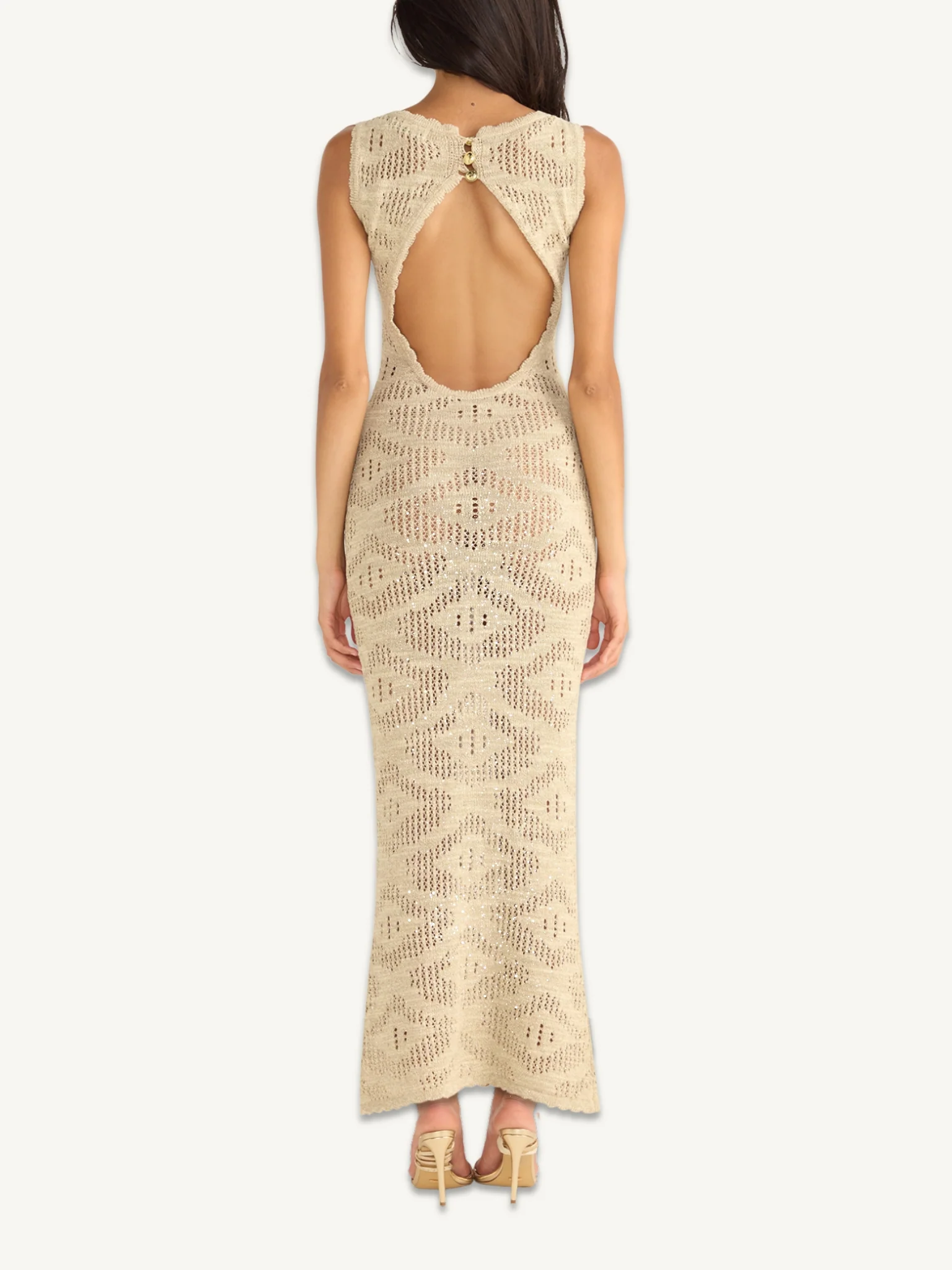 Eve Dress - Sand Shimmer - Image 3