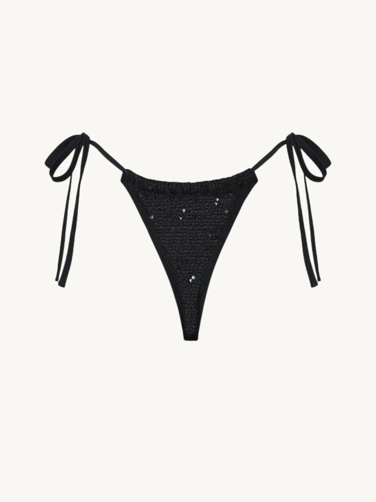 Lio Bikini Bottom - Black Sequin - Image 4