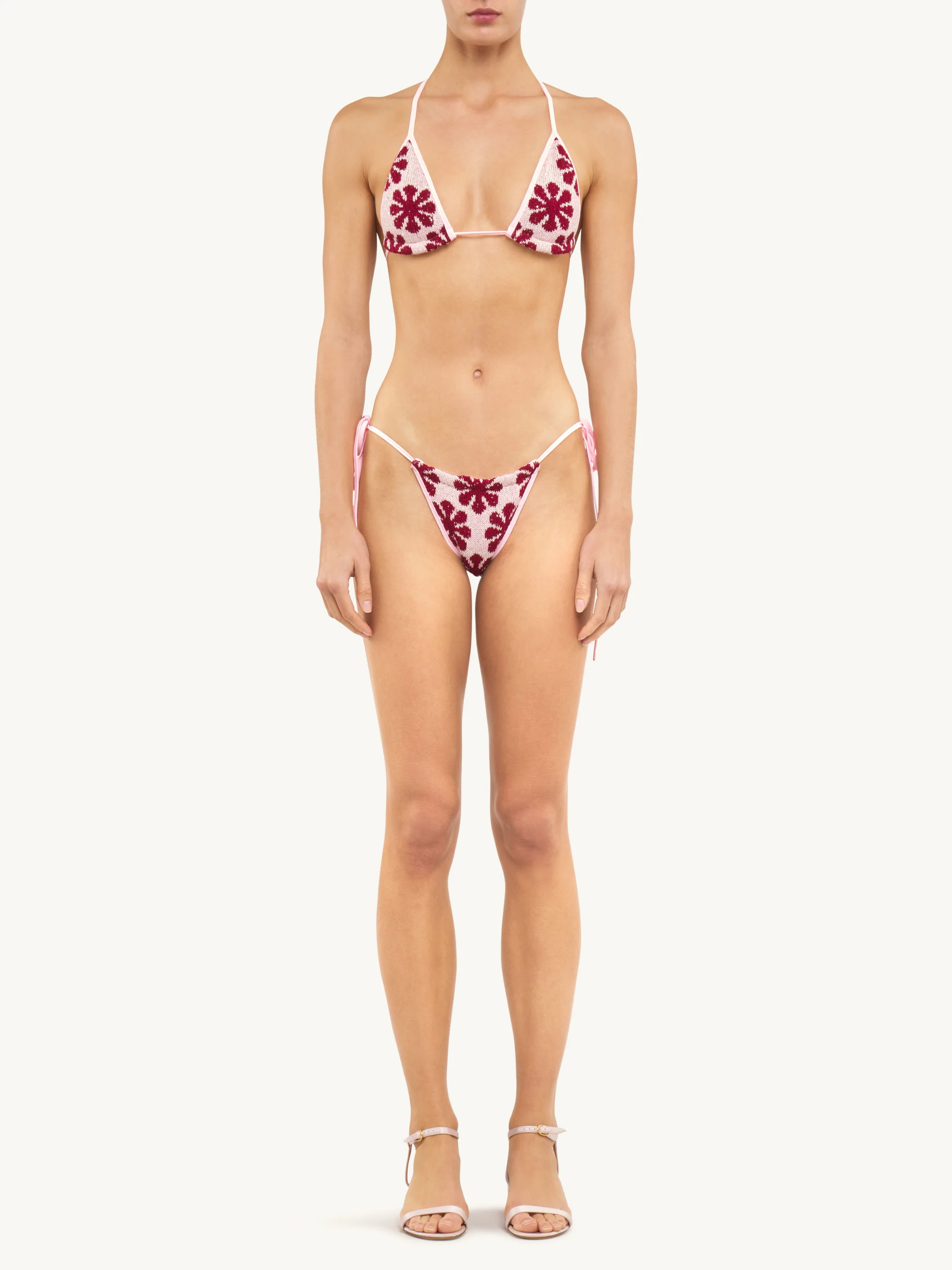 Lio Bikini Top - Pink Delilah Sequin - Image 3