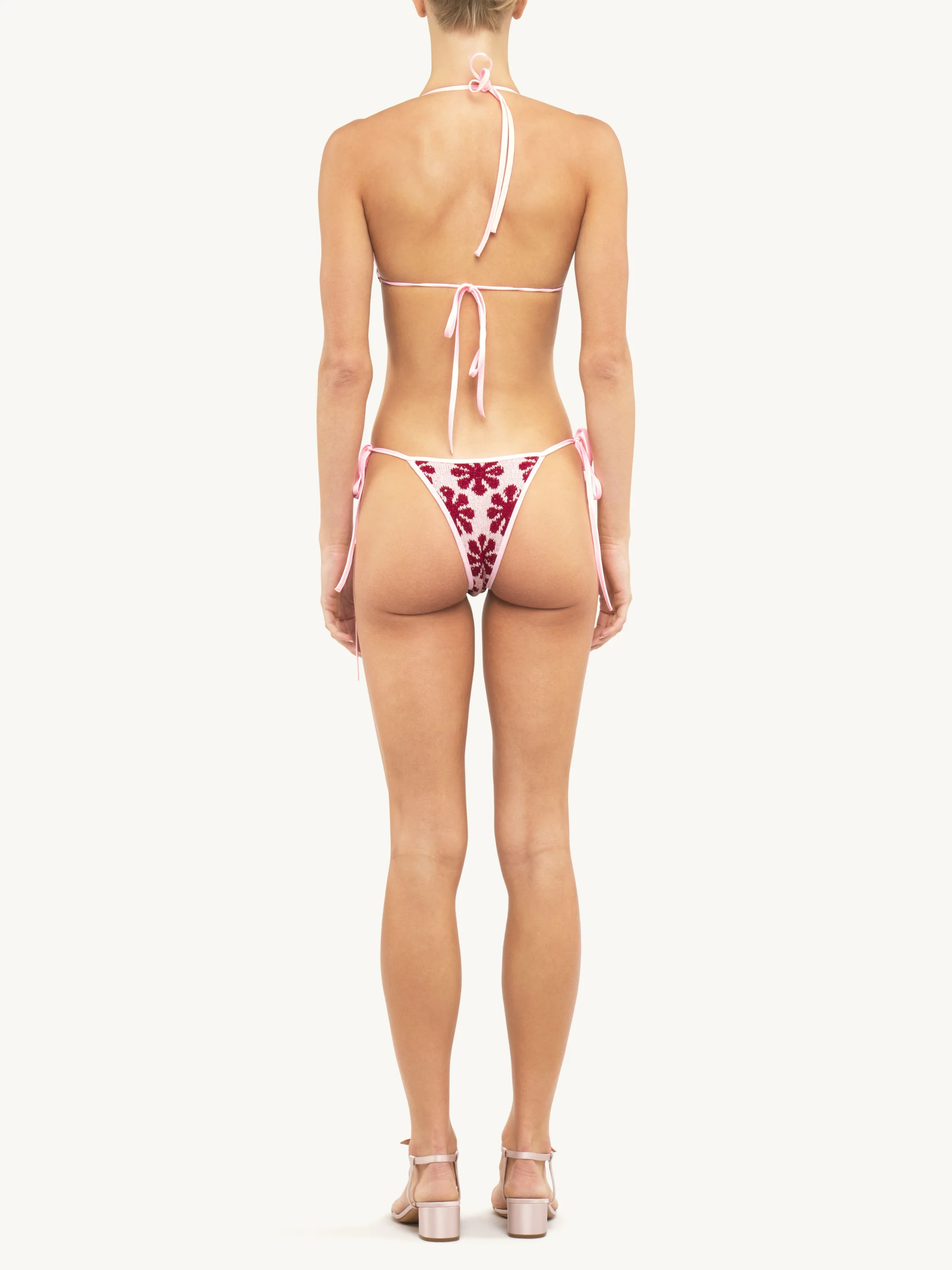 Lio Bikini Top - Pink Delilah Sequin - Image 5
