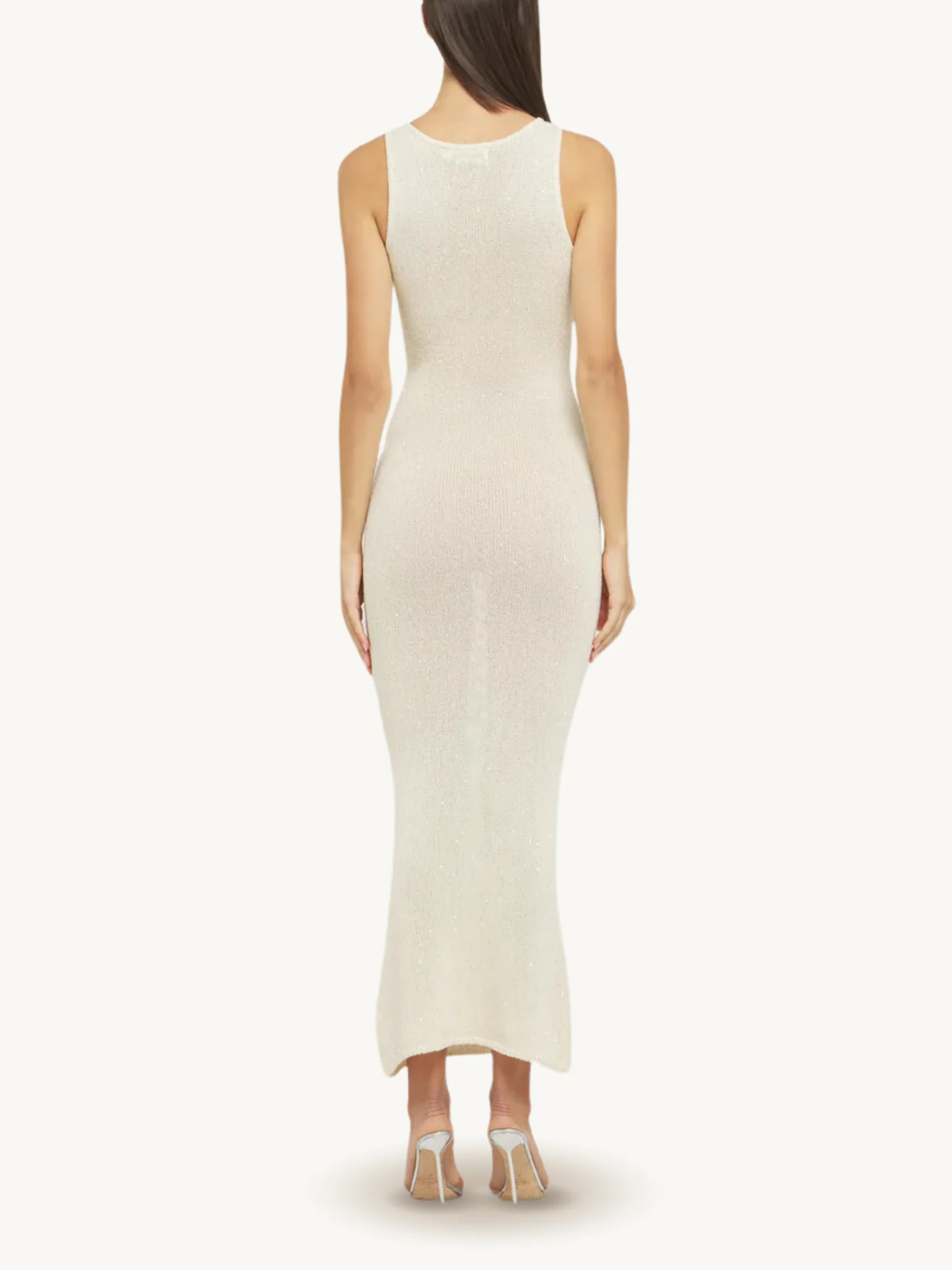 Natalia Dress - Ivory Sequin - Image 4