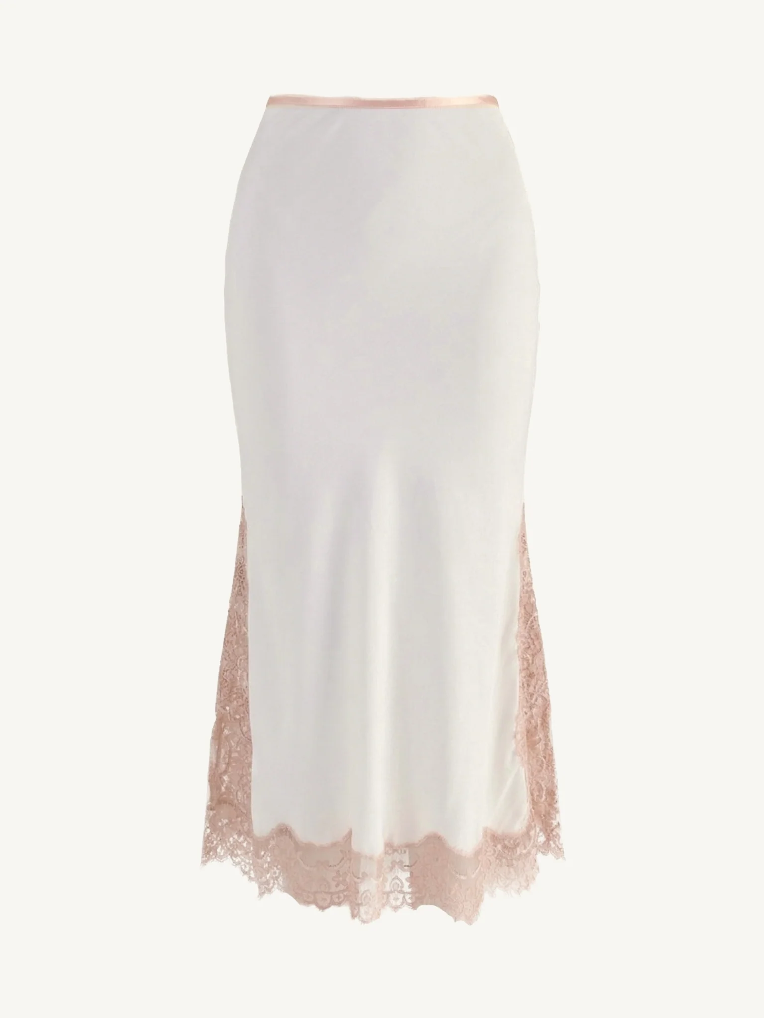 Nikolina Midi Skirt - Salt/Pink Salt