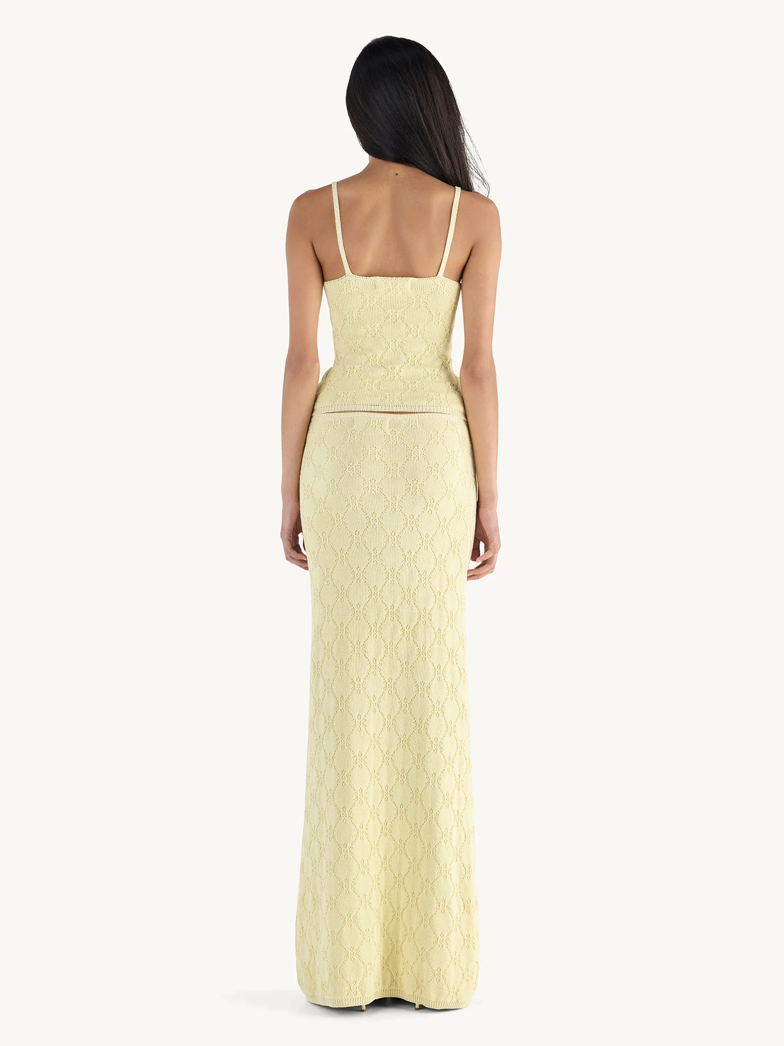 Pointelle Carolina Camisole - Lemon - Image 4