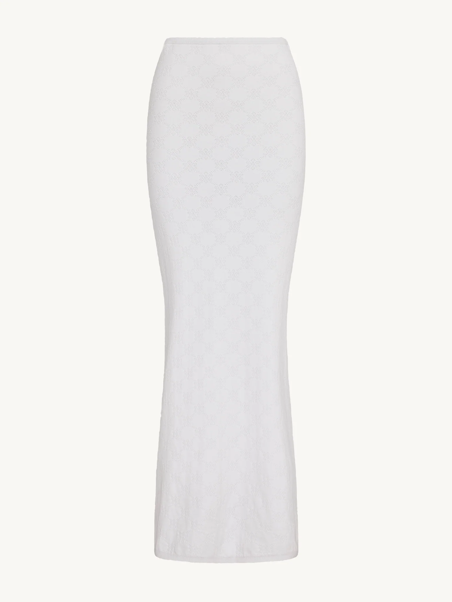 Pointelle Carolina Skirt - Salt