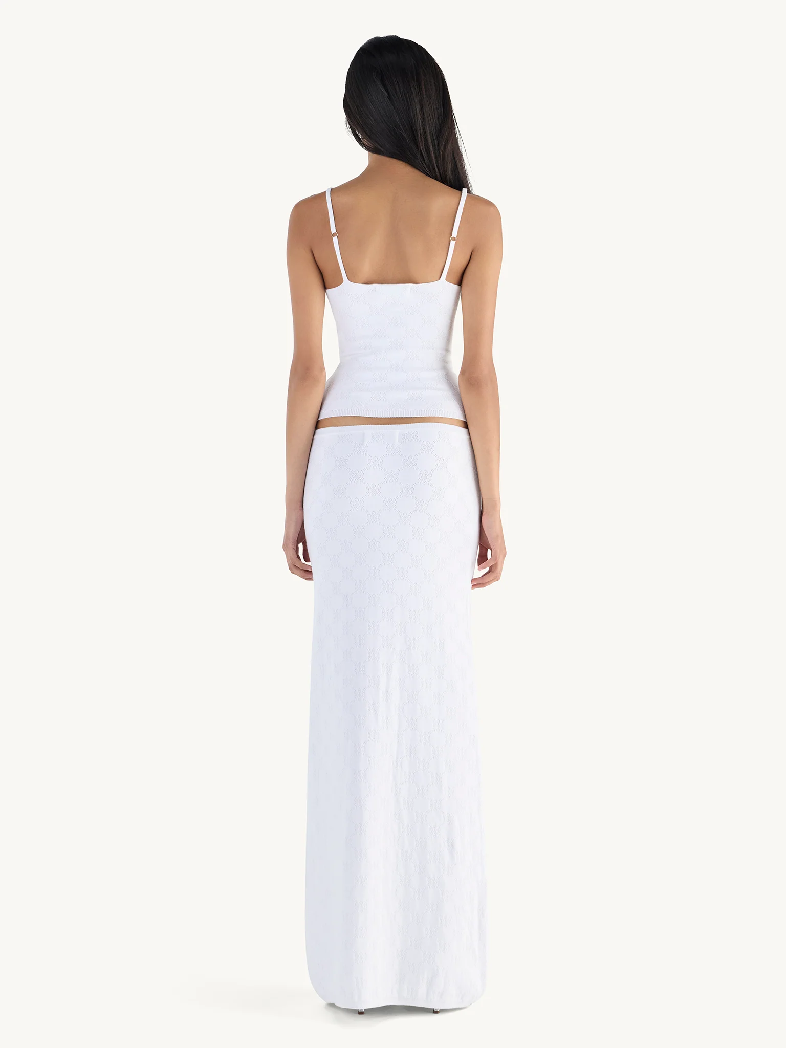 Pointelle Carolina Skirt - Salt - Image 3
