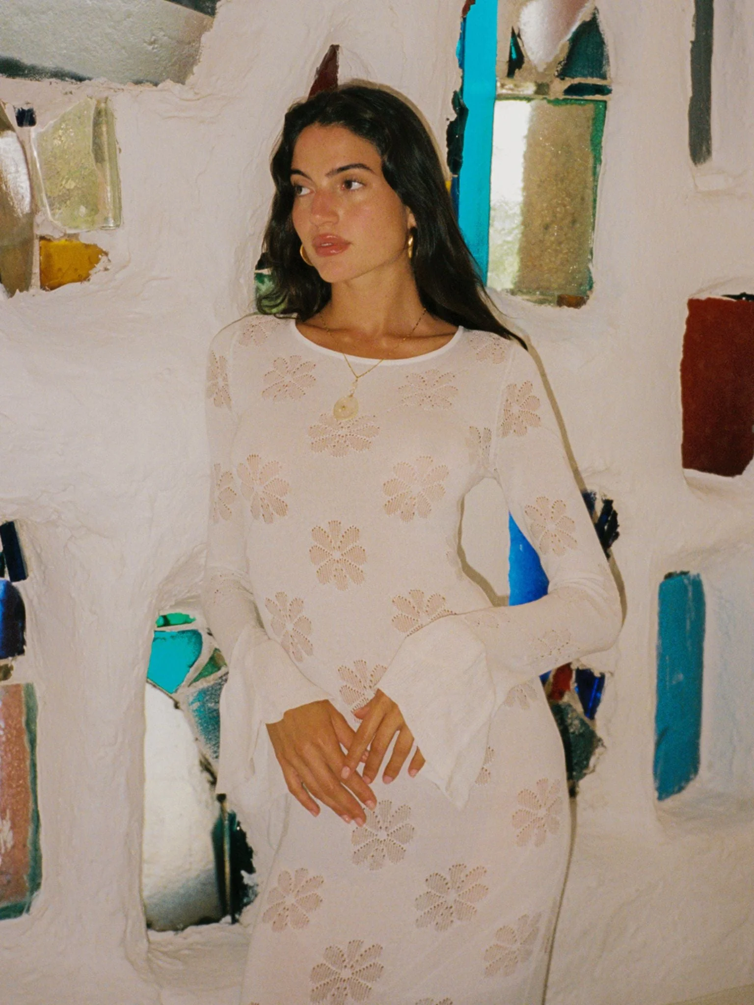 Rafaella Dress - Venetian White - Image 6