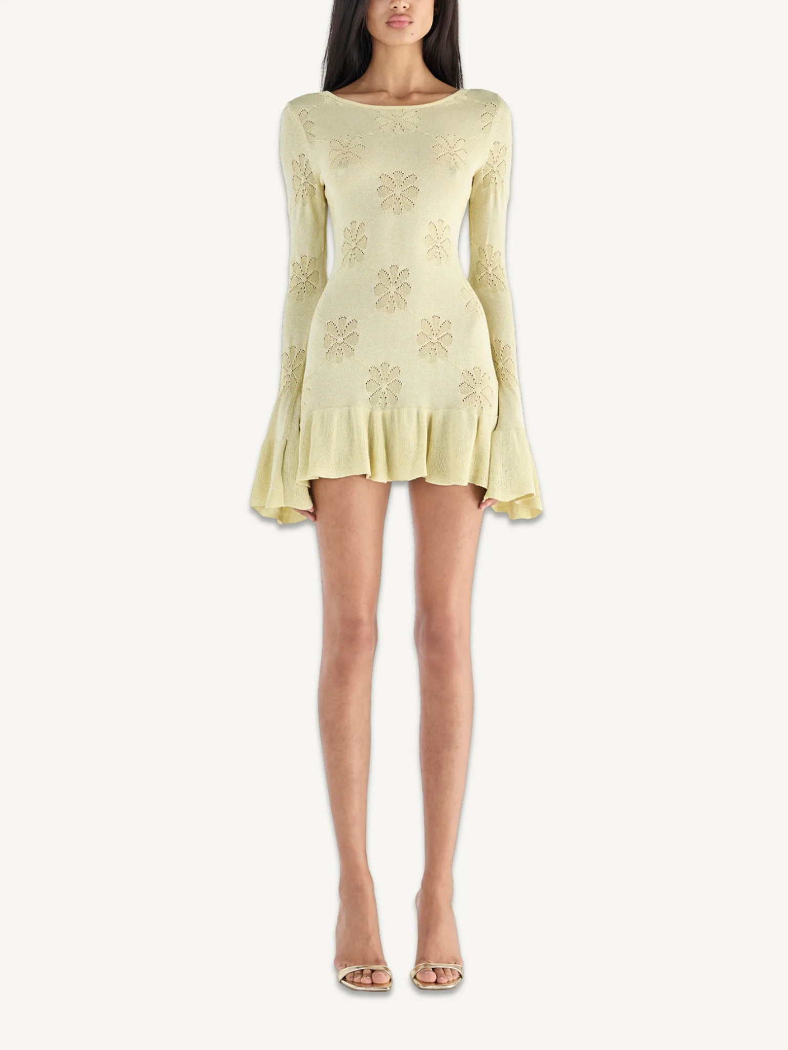 Rafaella Mini Dress - Lemon - Image 2