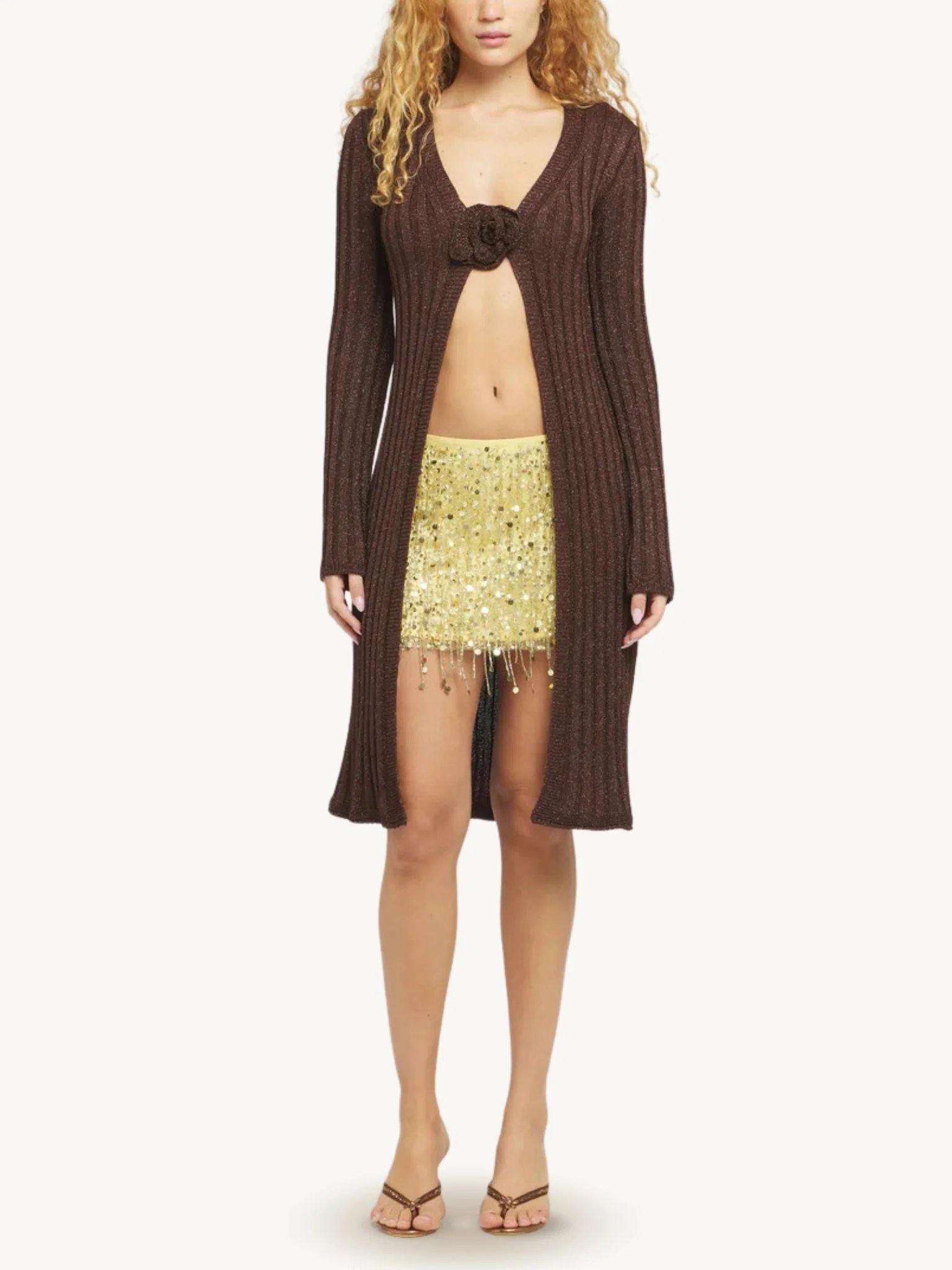 Rosie Cardigan - Tobacco - Image 3